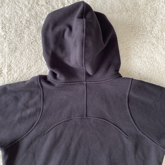 ❤️ Lululemon Loungeful Hoodie Black Size 8 - Picture 9 of 9